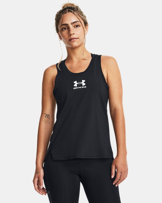 Women's UA Iso-Chill Wild Tank in Black image number 0
